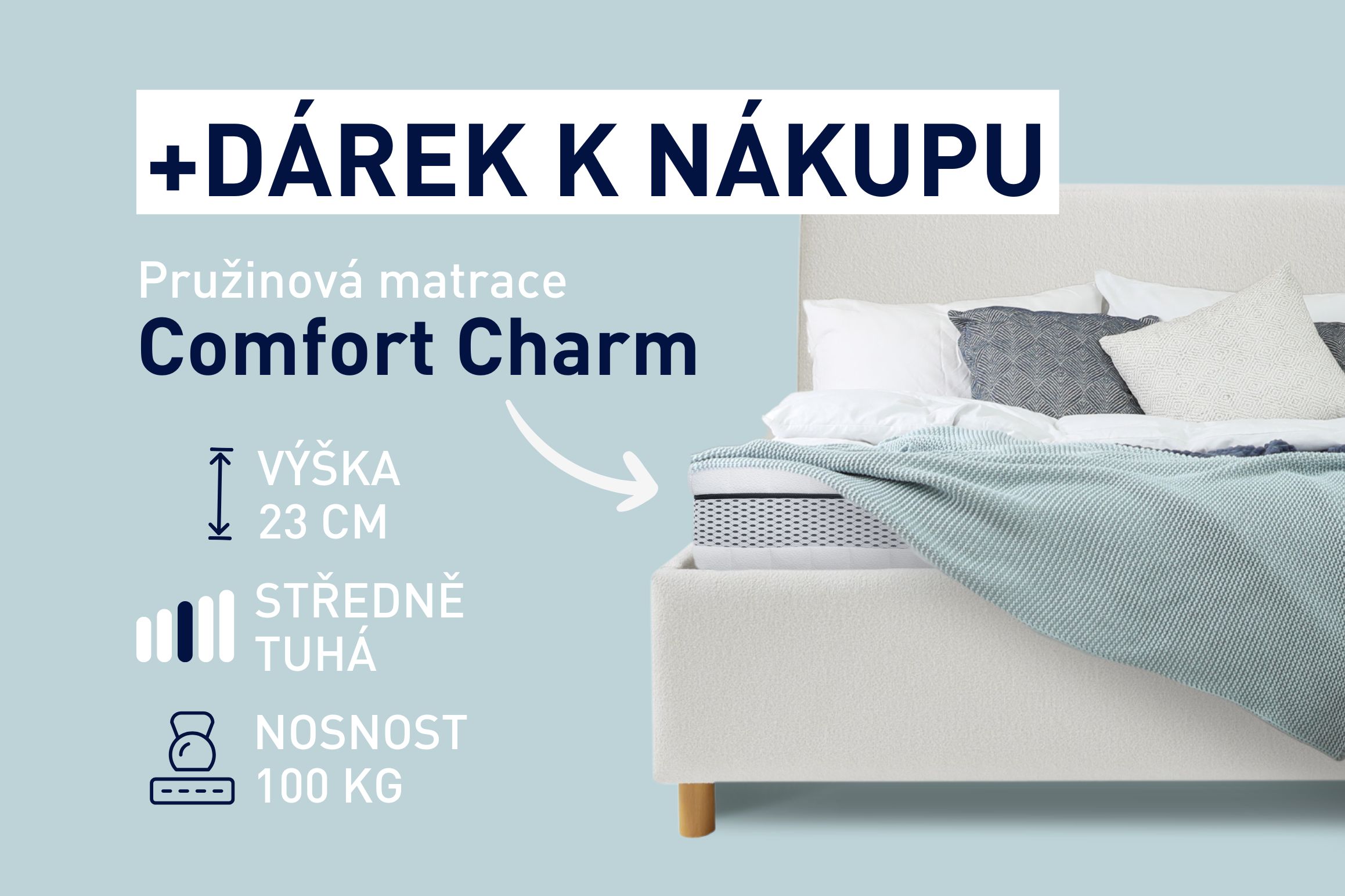 Dárek k nákupu matrace Charm